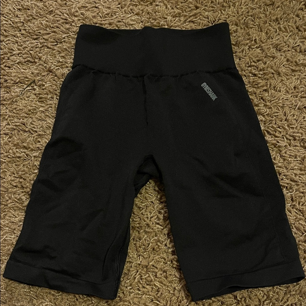 Gymshark Black Bike Shorts - Picture 1 of 2